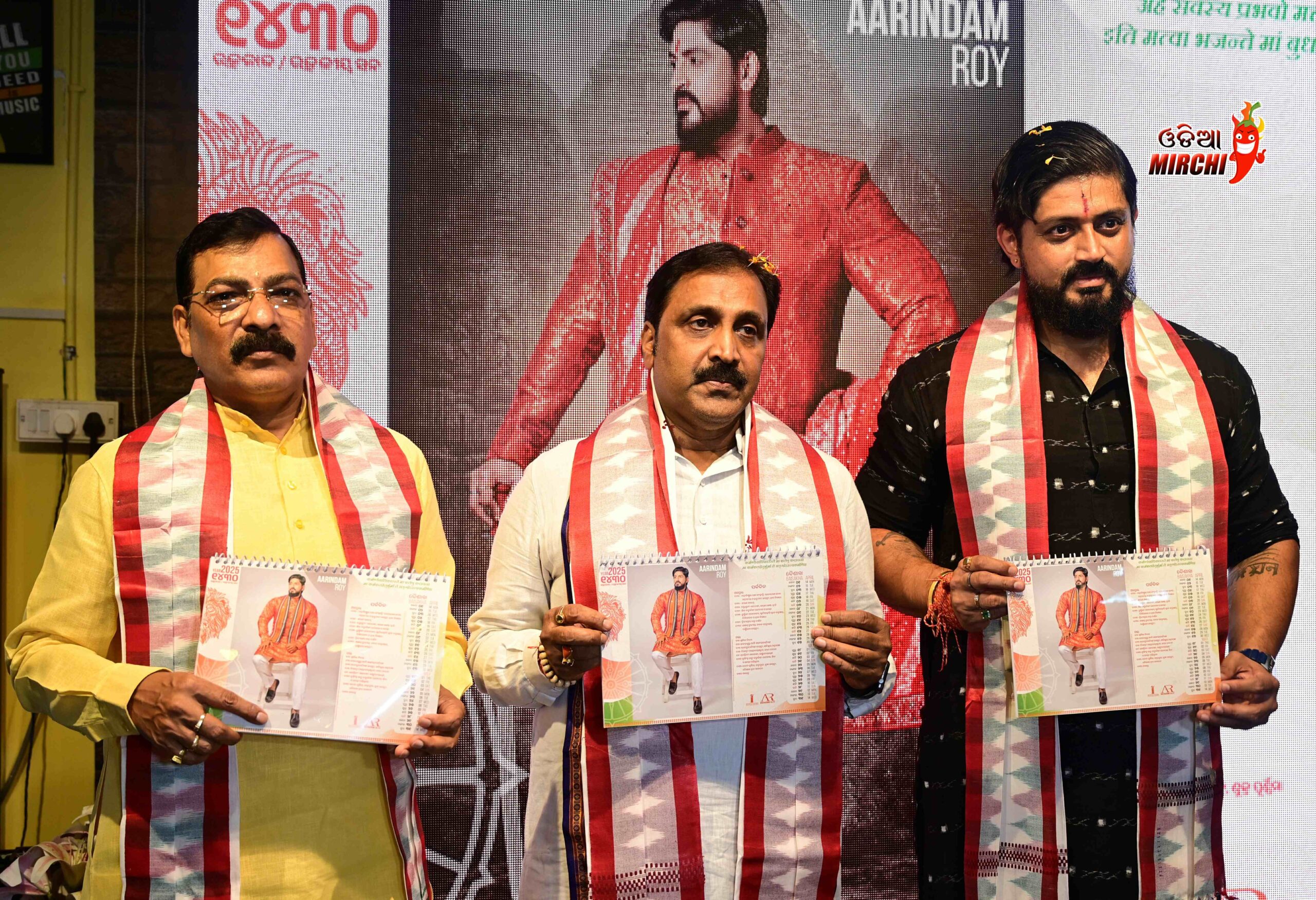 Odisha superstar Arindam Roy has launched its own Odia calendar